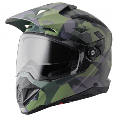 Enduro helma GMS ZG15002-M73-2XL ADVENTUS CAMO ZG15002 matně zeleno-černo-maskáčová 2XL