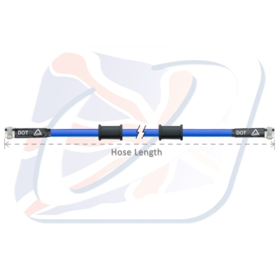 Brzdová hadice Venhill POWERHOSEPLUS 3H1200 BL 1200mm černý