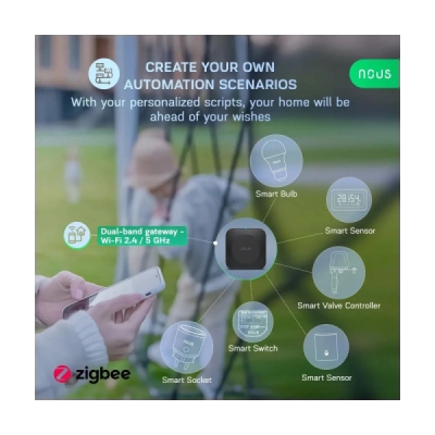 NOUS E15 ZigBee brána (2.4/5 GHz)