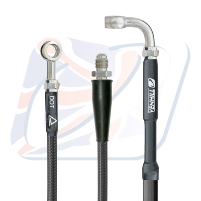 Hadice zadní brzdy Venhill H02-2-051/P-CB (2 hose kit) karbon