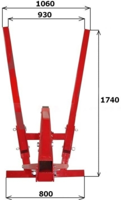 Matabro MB-20040, Zvedák motoru žirafa 2t (hever)