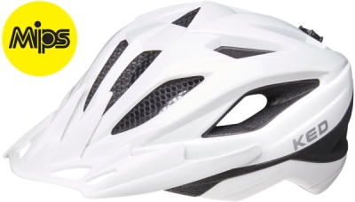 Přilba KED Street Junior MIPS M white 53-58 cm - bazar