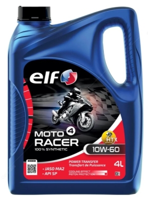 Motorový olej Elf 10W-60 Moto 4 Racer, 4L