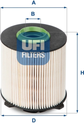 Palivový filtr UFI 26.058.00