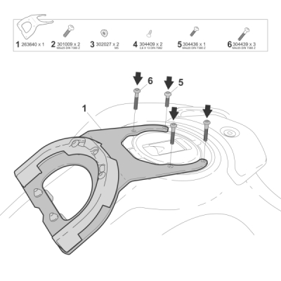 Montážní sada Click System SHAD R011CS