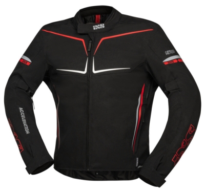 Sportovní bunda iXS X55060-032-S TS-PRO-ST-PLUS X55060 černo-červeno-bílá S