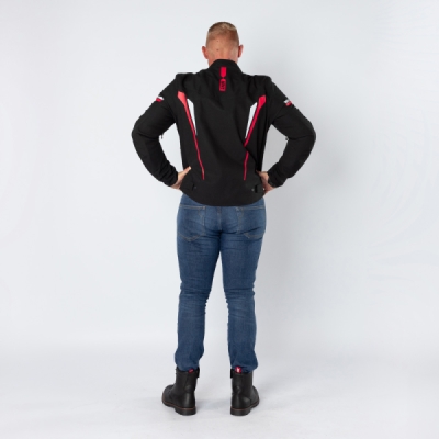 Sportovní bunda iXS X55060-032-S TS-PRO-ST-PLUS X55060 černo-červeno-bílá S