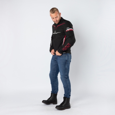Sportovní bunda iXS X55060-032-S TS-PRO-ST-PLUS X55060 černo-červeno-bílá S