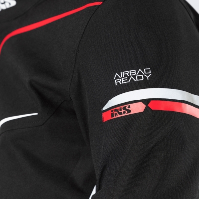 Sportovní bunda iXS X55060-032-S TS-PRO-ST-PLUS X55060 černo-červeno-bílá S
