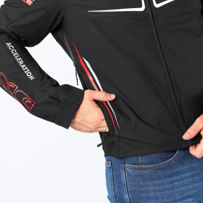 Sportovní bunda iXS X55060-032-S TS-PRO-ST-PLUS X55060 černo-červeno-bílá S