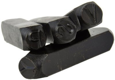 Razicí matrice písmen - raznice, 8 mm, sada 27 kusů GEKO G01813