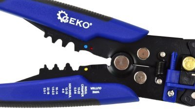 Víceúčelové kleště na odizolování a štípání kabelů a krimpování konektorů, 0,2 - 6 mm GEKO G01775