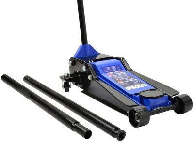 Pojízdný hydraulický zvedák 4t, nízkoprofilový, 95 - 550 mm, dvojitá pumpa - GEKO PREMIUM GEKO G02196