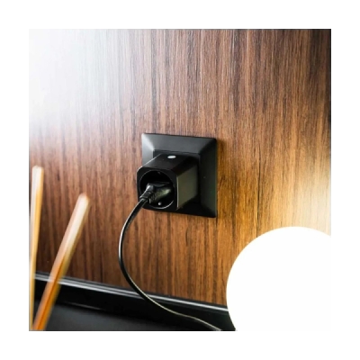 Shelly Plug M Gen3 2-pack Černá - 2ks inteligentní zásuvka s měřením spotřeby (WiFi, Bluetooth, Matter)
