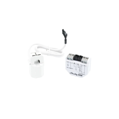 Shelly EM Gen4 + 1x 50A svorka - měření spotřeby až s 2 svorkami, výstup 1x2A (WiFi, Bluetooth, Zigbee, Matter)