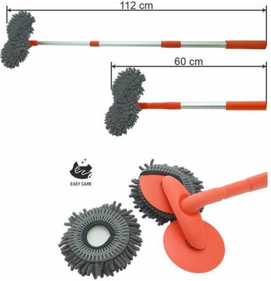 Compass Duo Brush - teleskopický rotační kartáč 60 - 112 cm