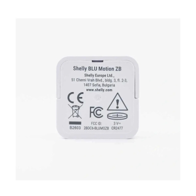 Shelly BLU Motion ZB - pohybový senzor (Bluetooth, Zigbee)