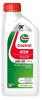 Motorový olej Castrol 0W-20 GTX RN17 FE, 1L
