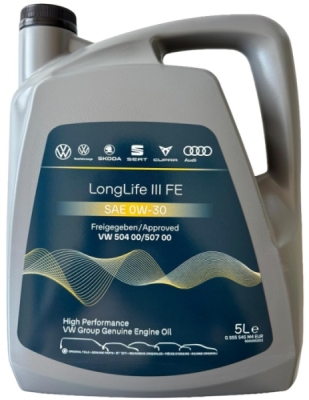 Motorový olej VAG LongLife III FE 0W-30, 5L