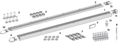 Yakima Track Kit - Nissan Navara NP300
