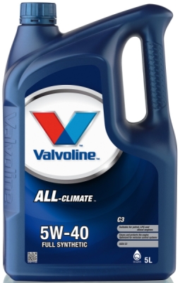 Motorový olej Valvoline All-Climate C3 5W-40, 5L