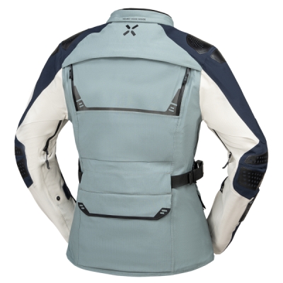 Dámská bunda s laminovanou membránou iXS X2-111606-449-DS TOURSTER-STX 2.0 X2-111606 tmavě modro-modro-šedo-chladně šedý DS