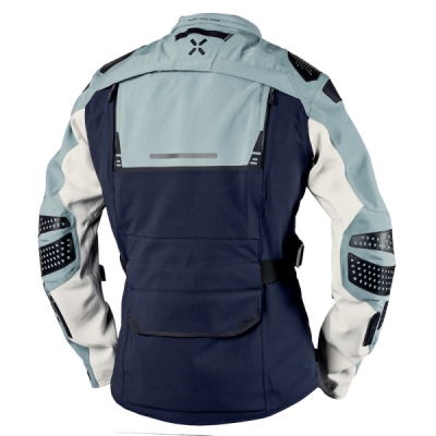 Bunda s laminovanou membránou iXS X2-111406-449-L TOURSTER-STX 2.0 X2-111406 tmavě modro-modro-šedo-chladně šedý L