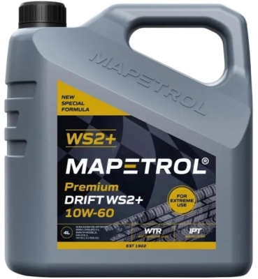 Motorový olej MAPETROL PREMIUM DRIFT WS2+ 10W-60, 4L