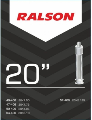 Duše Ralson 20" x 1.75–2.125 (47/57-406) – DV 30 mm