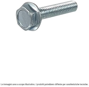 Galvanized hexagonal head screw RMS 121859186 with flange M6X35