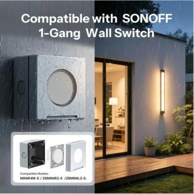 SONOFF EWPB Fusion Series IP65 venkovní vodotěsný box pro chytré vypínače a zásuvky
