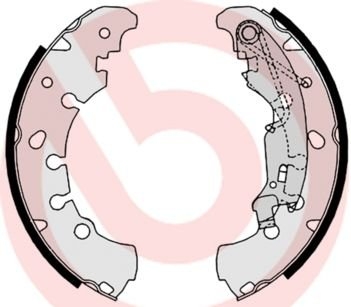 Sada brzdových čelistí BREMBO S 23 530