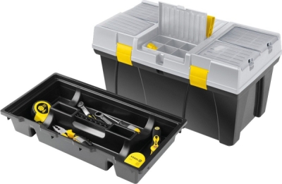 Box na nářadí Vorel plastový 26", 2 zámek, 65cm TO-78815