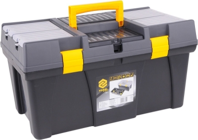 Box na nářadí Vorel plastový 26", 2 zámek, 65cm TO-78815