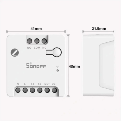 SONOFF MINI-ZBD MINI Dry Zigbee Smart Spínač (Suchý Relé Kontakt)