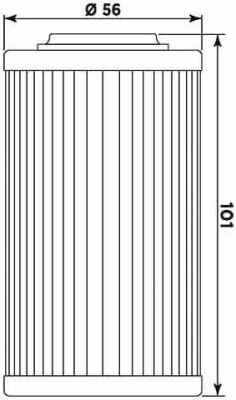 Olejový filtr MIW BU10004 (alt. HF564)