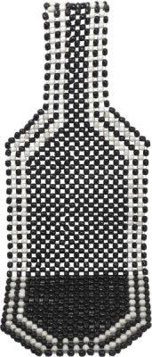 Compass potah sedadla kuličkový 127x38cm black - bazar