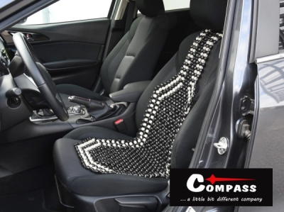 Compass potah sedadla kuličkový 127x38cm black - bazar