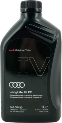 Motorový olej Audi LongLife IV FE 0W-20, 1L