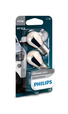 Žárovka Philips PY21W, SilverVision 12496SVB2