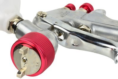 Stříkací pistole HVLP, tryska 1.4 mm, objem 600 ml, šířka proudu 240 mm GEKO G01181