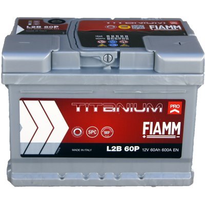 Autobaterie Fiamm Titanium PRO 12V, 60Ah, 600A, L2B 60P