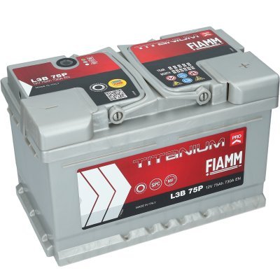 Autobaterie Fiamm Titanium PRO 12V, 75Ah, 730A, L3B 75P