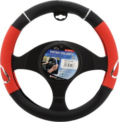 Potah volantu RALLY červený Compass