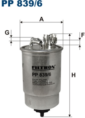 Palivový filtr Filtron PP839/6 - bazar