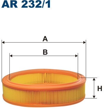Vzduchový filtr Filtron AR232/1 - bazar