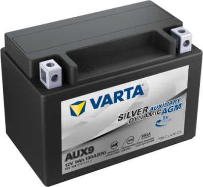 Autobaterie Varta Silver Dynamic Auxiliary AGM 12V, 9Ah, 130A, AUX9