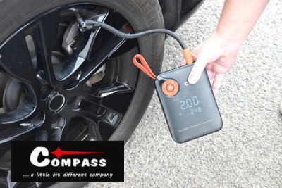 Compass Kompresor AKU DIGITAL + JUMP STARTER s powerbankou 7.200mAh 600A 07167