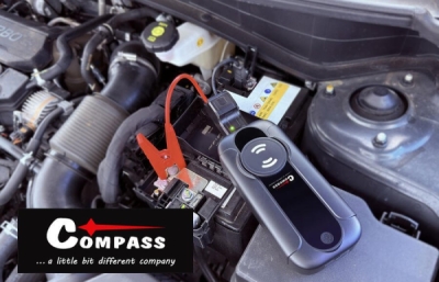 Compass Powerbanka s funkcí JUMP STARTER 8.000mAh 1000A s Qi bezdrátovým nabíjením 07162