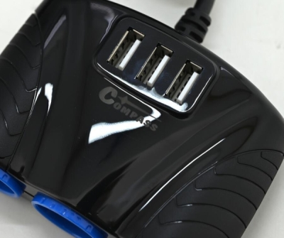 Compass Roztrojka + 3x USB 07433